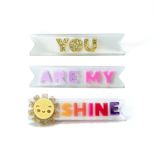 You Are My Sunshine Alligator Clip